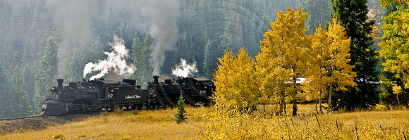 Steam engines of the Cumbres & Toltec Scenic Railroad, Conejos River Canyon