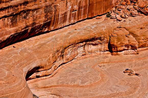 Remnant waterways, Arches National Park