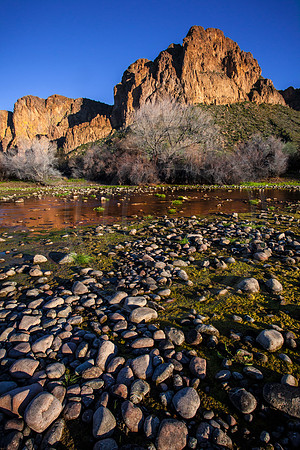 Rocky Shoreline, Salt River, Tonto National Forest, Arizona