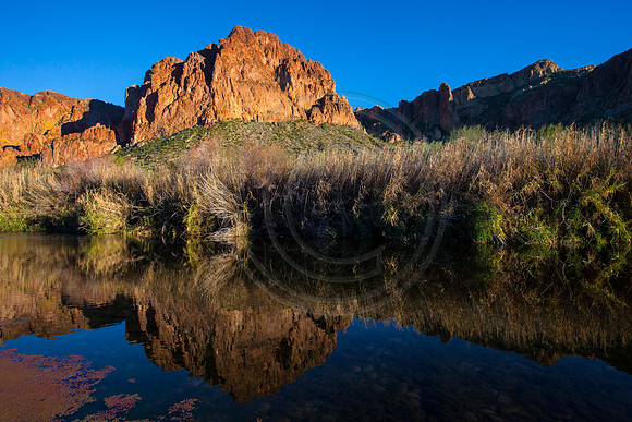 Reflections, Salt River, Tonto National Forest, Arizona