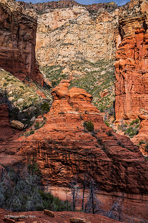 Headwall of Wilson Canyon, Sedona, Arizona