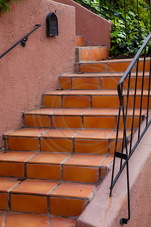 Mailbox on stairway, Silverlake